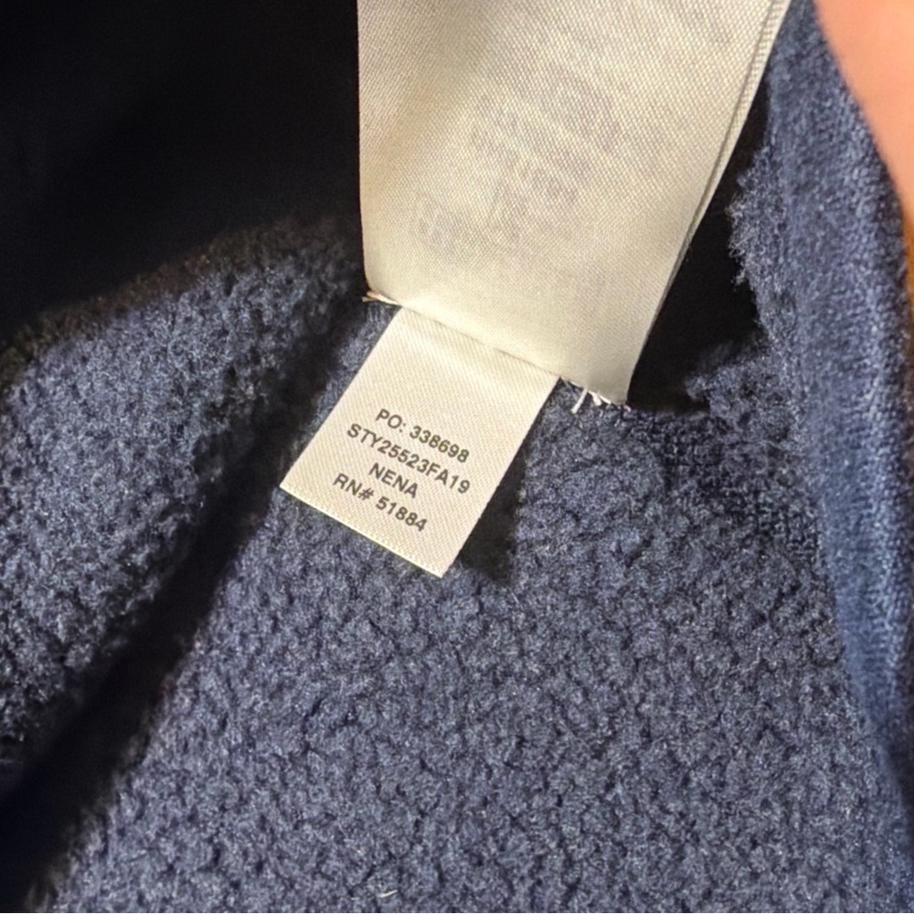 Patagonia Better Sweater Mens 2XL Navy Blue 1/4 Zip Outdoor Hiking - Picture 7 of 9
